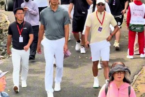 易建联 一出场即自带流量 不管是篮球🏀还是高尔...